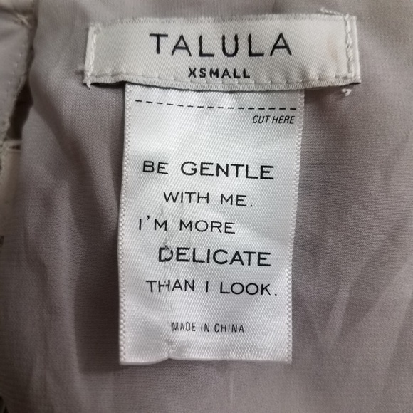 Talula Dress XS Gray Lace Scoop Short Sl… - Picture 6 of 8